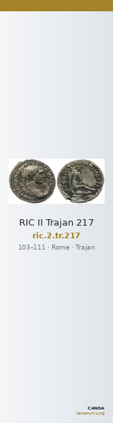 RIC II Trajan 217 — CANOA