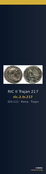 RIC II Trajan 217 — CANOA
