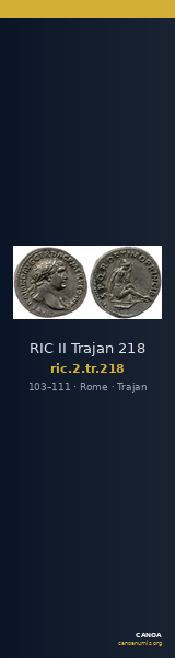 RIC II Trajan 218 — CANOA