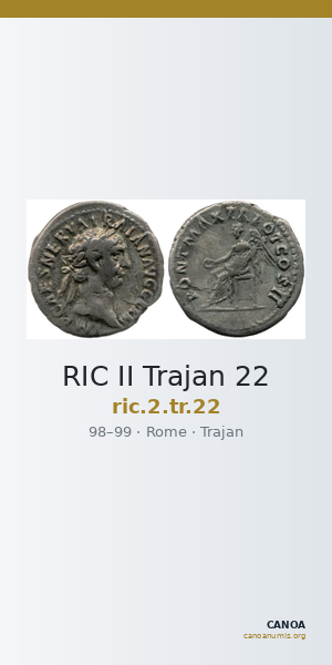 RIC II Trajan 22 — CANOA