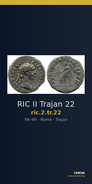 RIC II Trajan 22 — CANOA