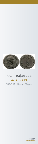 RIC II Trajan 223 — CANOA