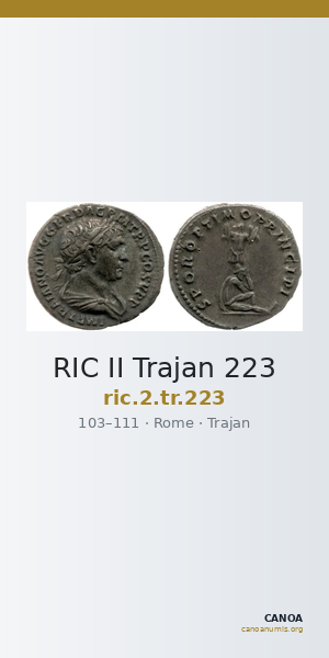 RIC II Trajan 223 — CANOA