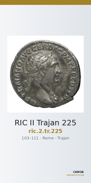 RIC II Trajan 225 — CANOA