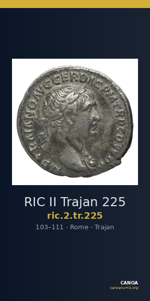RIC II Trajan 225 — CANOA