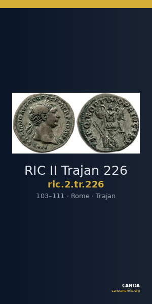 RIC II Trajan 226 — CANOA