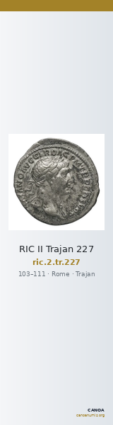 RIC II Trajan 227 — CANOA