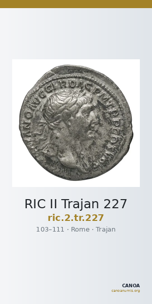 RIC II Trajan 227 — CANOA