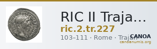 RIC II Trajan 227 — CANOA