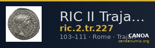 RIC II Trajan 227 — CANOA