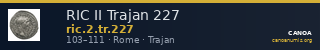 RIC II Trajan 227 — CANOA