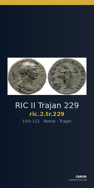 RIC II Trajan 229 — CANOA