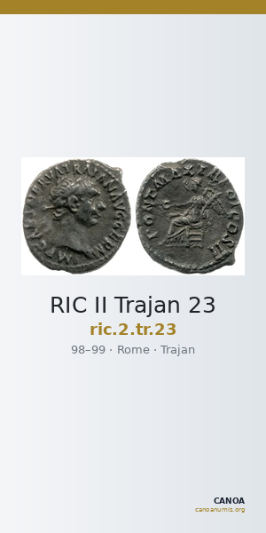 RIC II Trajan 23 — CANOA
