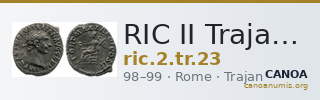 RIC II Trajan 23 — CANOA