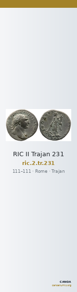 RIC II Trajan 231 — CANOA