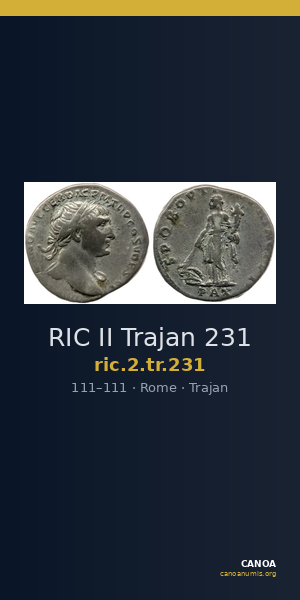 RIC II Trajan 231 — CANOA