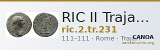 RIC II Trajan 231 — CANOA