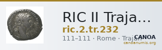 RIC II Trajan 232 — CANOA