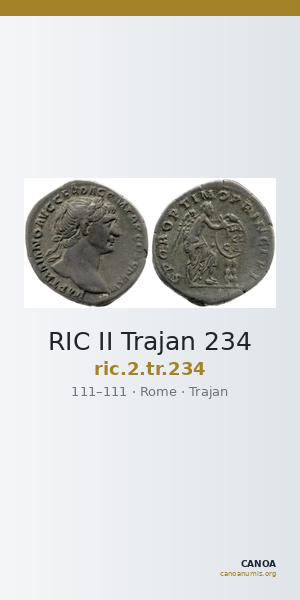 RIC II Trajan 234 — CANOA