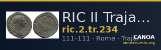 RIC II Trajan 234 — CANOA