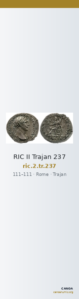 RIC II Trajan 237 — CANOA