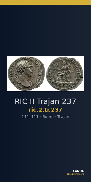 RIC II Trajan 237 — CANOA
