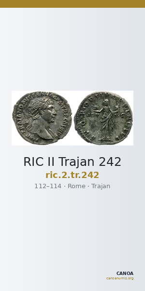 RIC II Trajan 242 — CANOA