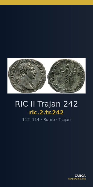 RIC II Trajan 242 — CANOA