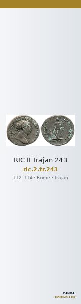 RIC II Trajan 243 — CANOA