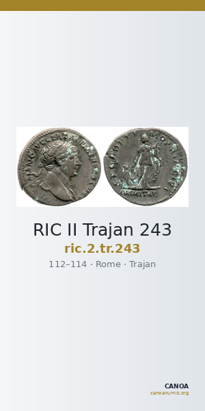 RIC II Trajan 243 — CANOA