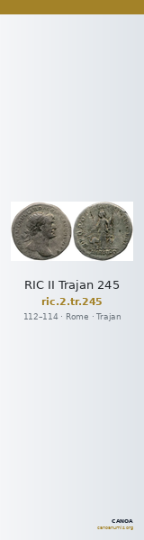 RIC II Trajan 245 — CANOA