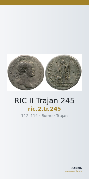 RIC II Trajan 245 — CANOA