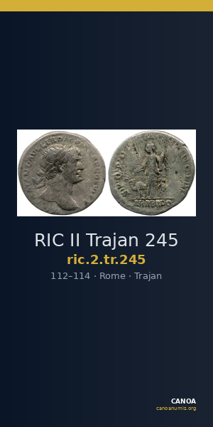 RIC II Trajan 245 — CANOA