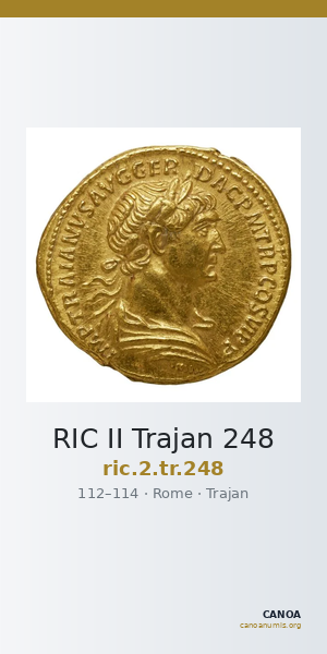 RIC II Trajan 248 — CANOA