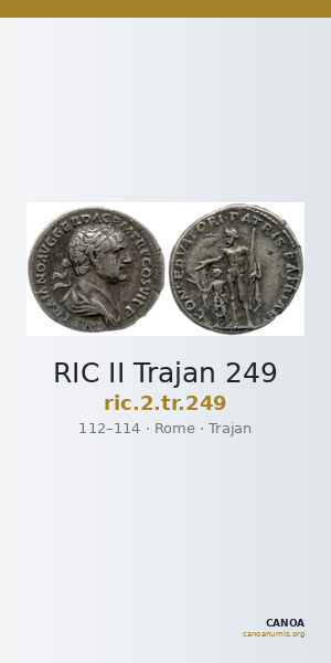 RIC II Trajan 249 — CANOA