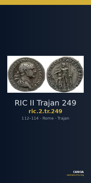RIC II Trajan 249 — CANOA