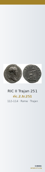 RIC II Trajan 251 — CANOA