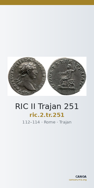 RIC II Trajan 251 — CANOA