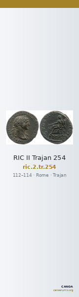 RIC II Trajan 254 — CANOA