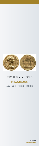 RIC II Trajan 255 — CANOA