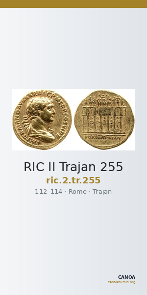 RIC II Trajan 255 — CANOA