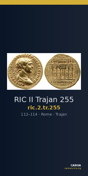 RIC II Trajan 255 — CANOA