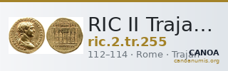 RIC II Trajan 255 — CANOA