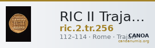 RIC II Trajan 256 — CANOA