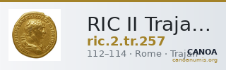 RIC II Trajan 257 — CANOA