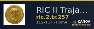 RIC II Trajan 257 — CANOA