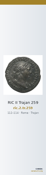 RIC II Trajan 259 — CANOA