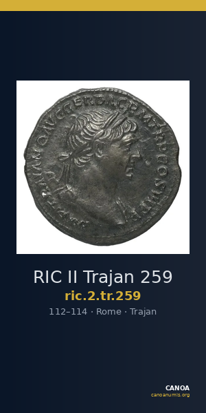 RIC II Trajan 259 — CANOA