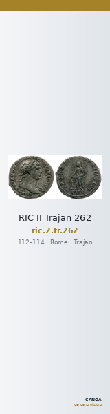 RIC II Trajan 262 — CANOA