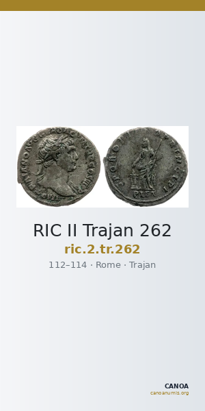 RIC II Trajan 262 — CANOA
